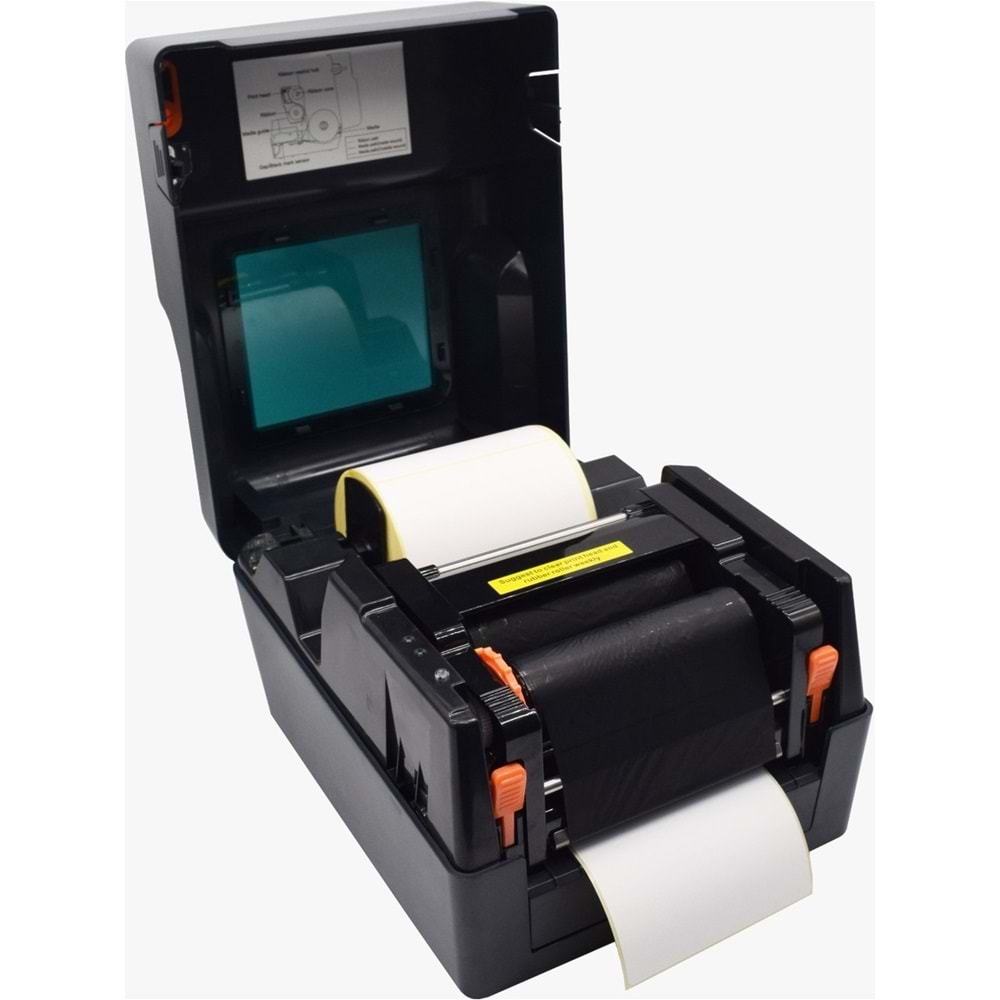 G&G GG-TD1200C Barkod Etiket Yazıcısı Usb+Lan+Seri+LPT ( Doğrudan Temal + Termal Aktarım+Ribonsuz+Ribonlu)