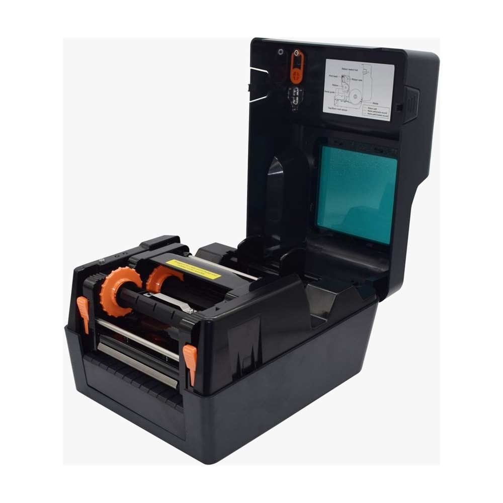 G&G GG-TD1200C Barkod Etiket Yazıcısı Usb+Lan+Seri+LPT ( Doğrudan Temal + Termal Aktarım+Ribonsuz+Ribonlu)