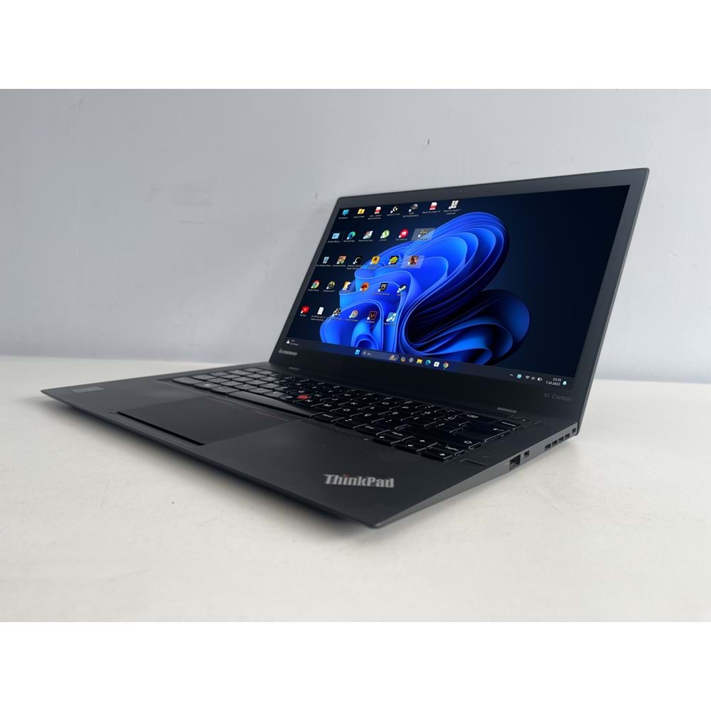 Lenovo Thinkpad X1 Carbon İntel i5-5300u Turbo:2.90ghz 8Gb Ram 256Gb M2 Sata 14