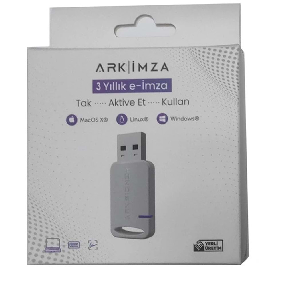 E-İmza 3 Yıllık / Usb Kolay Kullanım