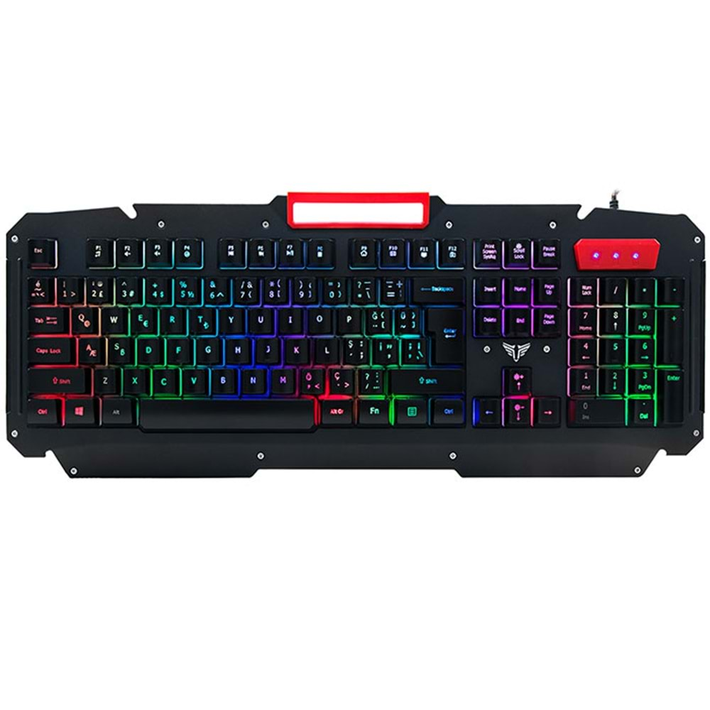 Everest KB-R800 METAFOR Usb Rgb Aydınlatmalı Metal Yüzey Gaming Klavye