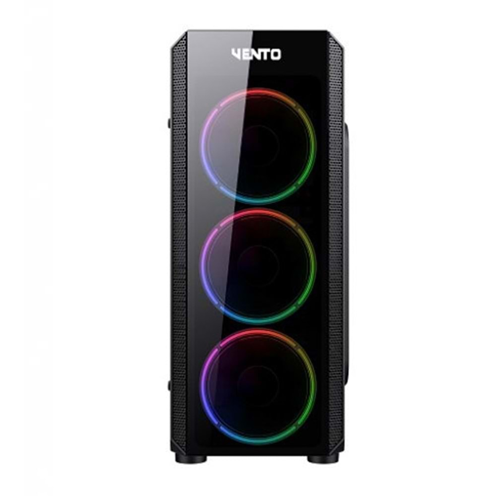 Vento VG04F No PSU USB 3.0 Temperli ATX Mid-Tower Gaming Kasa