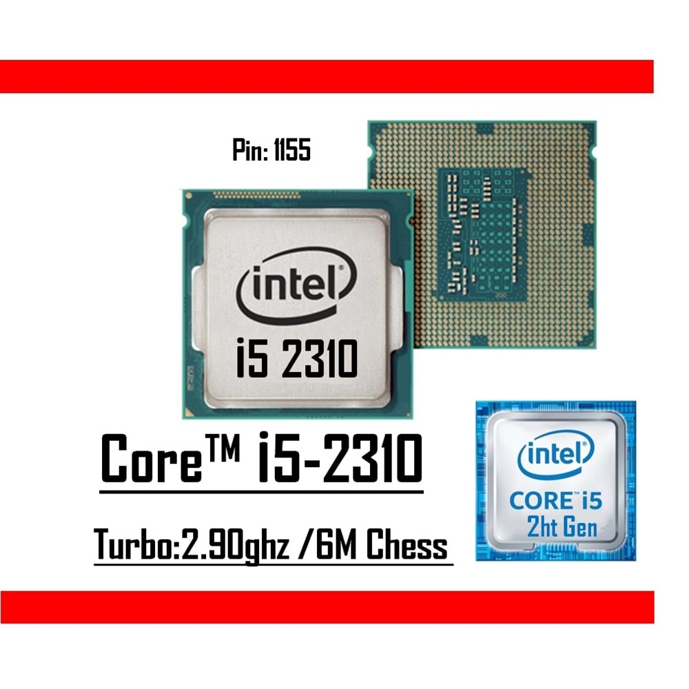 Intel® Core™ i5 2310 2.90 GHz 6 MB Cache LGA 1155