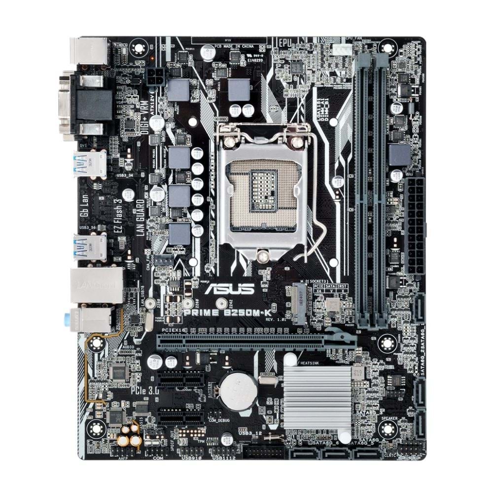 Asus PRIME B250M-K Intel LGA1151 DDR4 Micro ATX Anakart