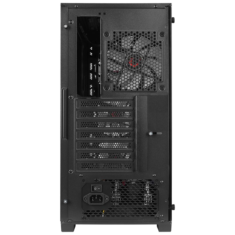 Rampage SPEAR 750W 80+ BRONZE Siyah 4*RGB Auto Fan ATX Mid-T Gaming Oyuncu Kasası