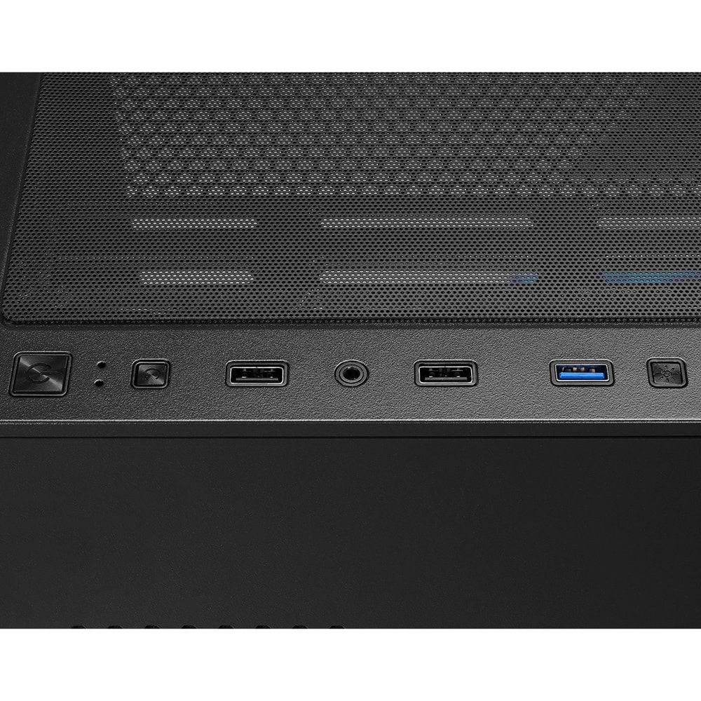 Rampage PRIME Mesh+Temperli Cam 4*ARGB Fan+Hub E-ATX Mid-T Gaming Oyuncu Kasası