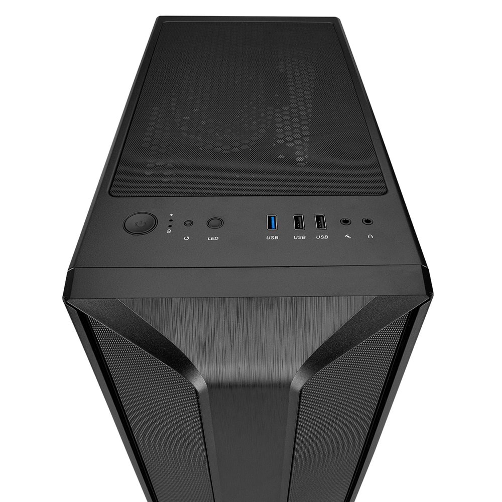 Rampage SAILOR Temperli Camlı 600W 80+ BRONZE Siyah 4*12cm Rainbow Fanlı ATX Mid-T Gaming Oyuncu Kasası