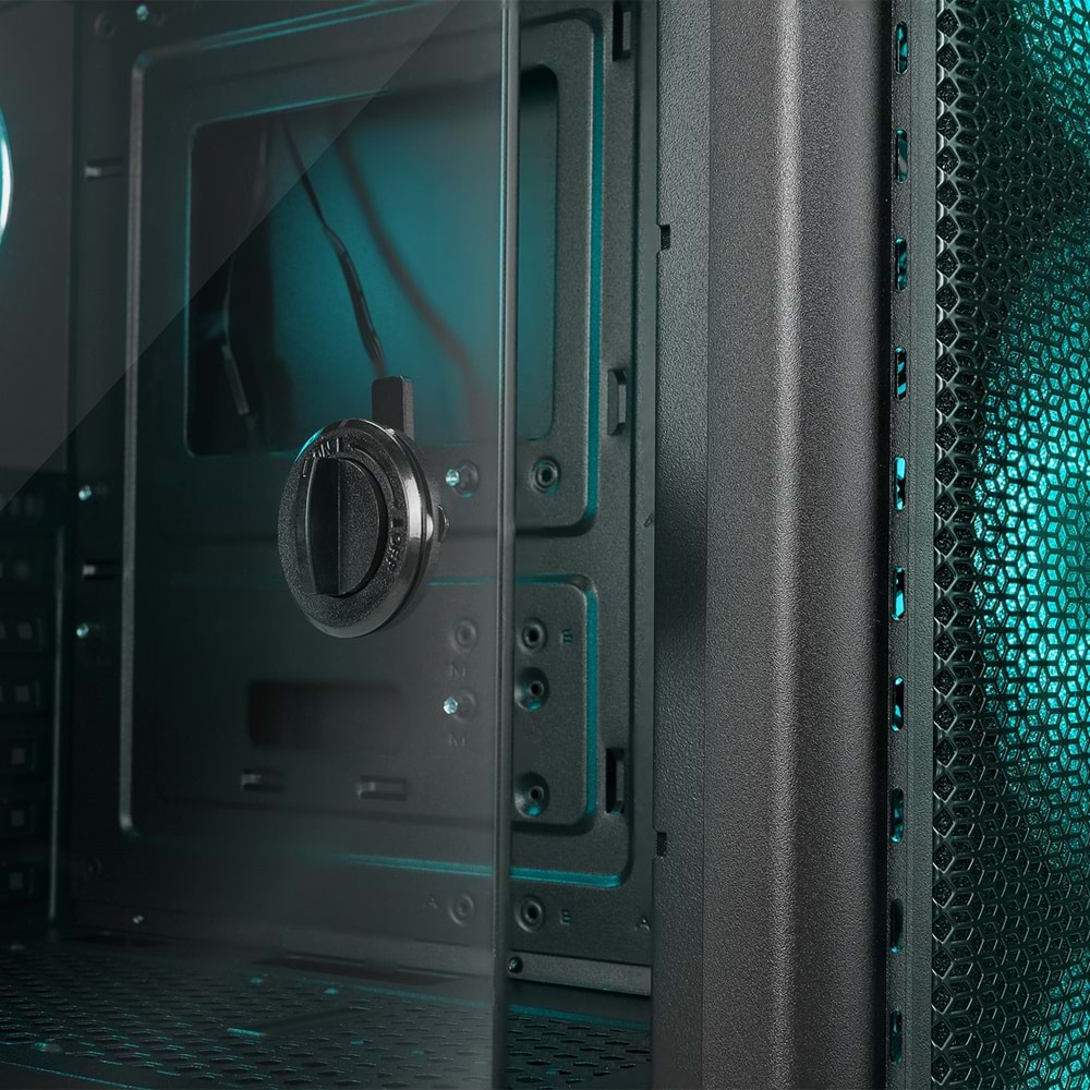 Rampage TRAPPER 750W 80+ BRONZE Manyetik Temperli Camlı 3*14cm+1*12cm ARGB E-ATX Mid-T Gaming Oyuncu Kasası