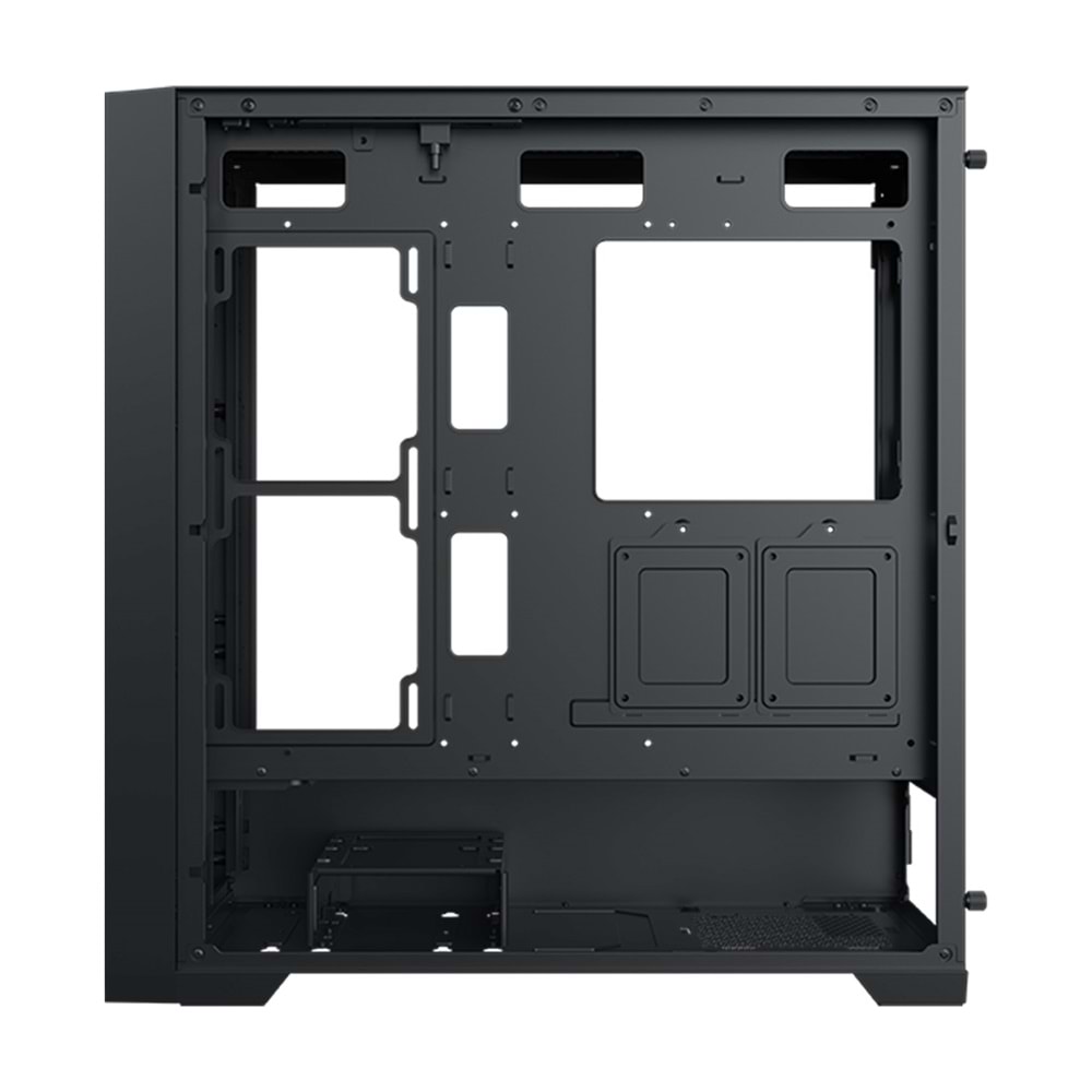 Xigmatek EN47046 Master X II Pro Siyah ODIN II 4*12cm Z20F Fixed RGB Fan Mesh+Cam Panel E-ATX Oyuncu Kasası