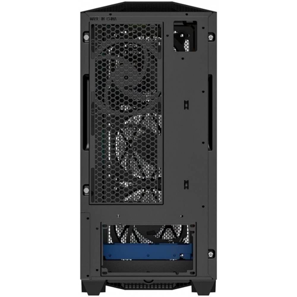 Orkinos Mesh Panel Dikey Ekran Kartı Takılabilen 4 RGB Fanlı ATX Bilgisayar Kasası
