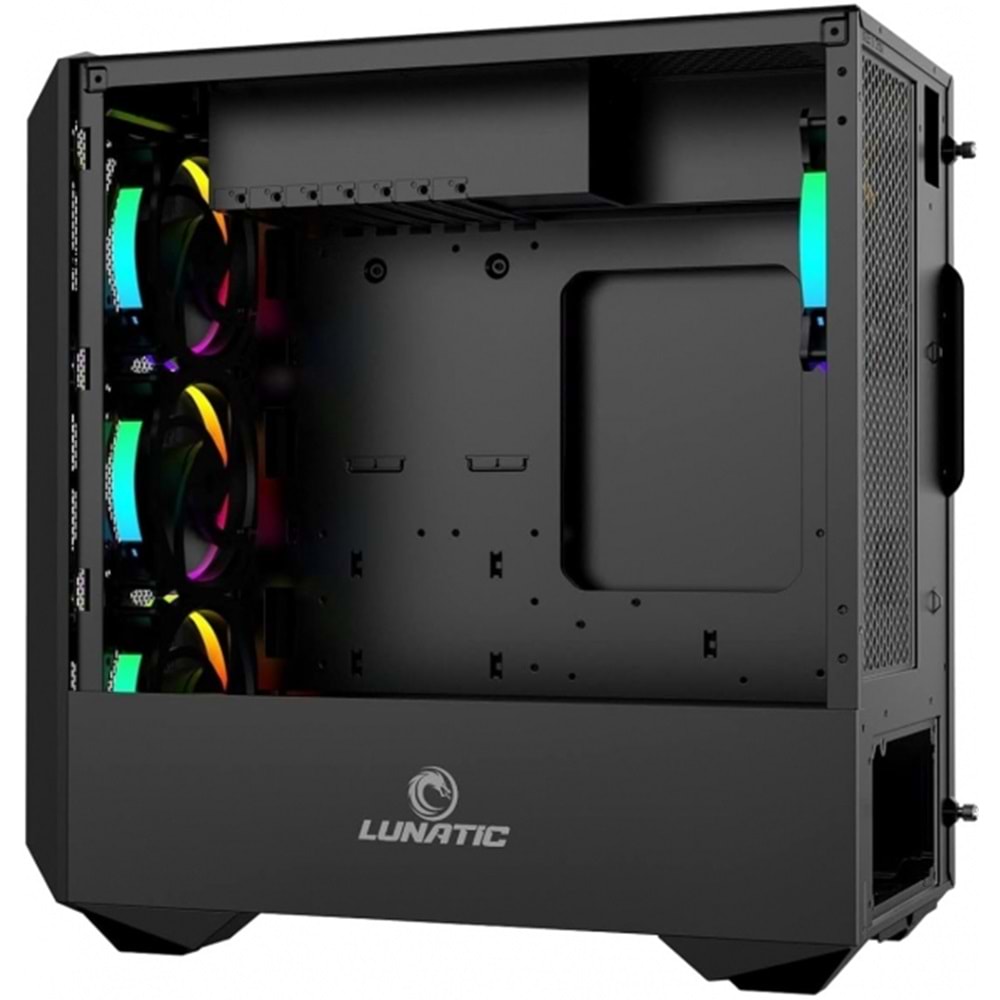 Orkinos Mesh Panel Dikey Ekran Kartı Takılabilen 4 RGB Fanlı ATX Bilgisayar Kasası