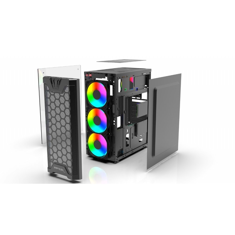 Empousa Premium EMG-15XB 4 Fanlı ATX Oyuncu Kasası