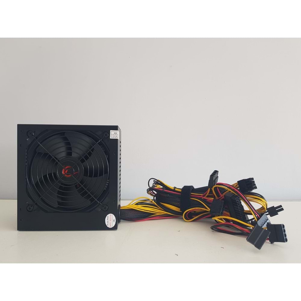 Rampage RMP-600-80P 600W V1 12cm Fan Siyah 80 Plus ( 80+ ) Bronze Sertifikalı Power Supply