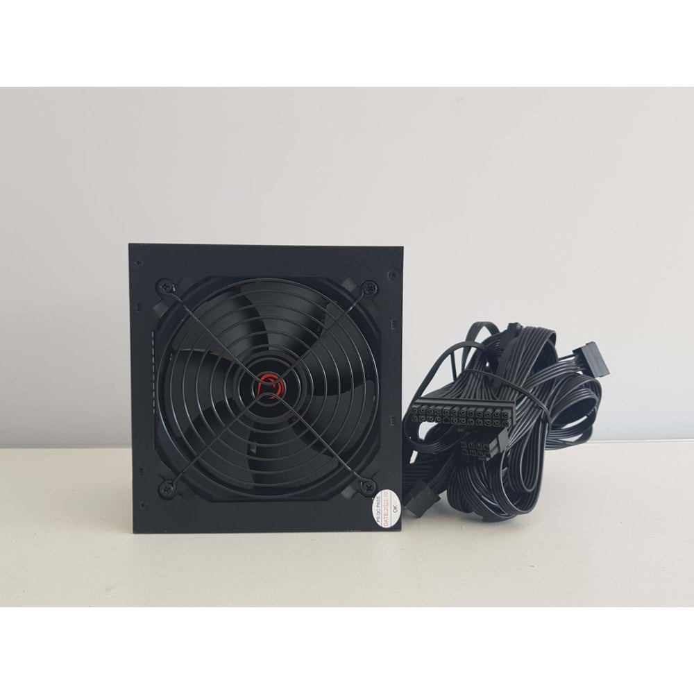 Rampage RMP-600-80P 600W V2 12cm Fan Siyah 80 Plus ( 80+ ) Bronze Sertifikalı Power Supply