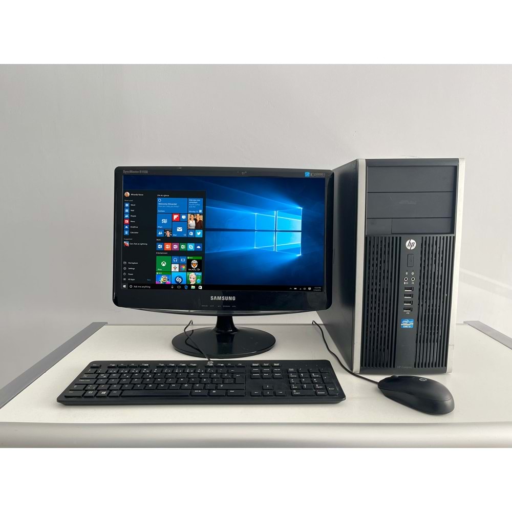 Hp Compaq 6300 Pro MT i3 2120 8Gb Ram 120Gb Ssd 19