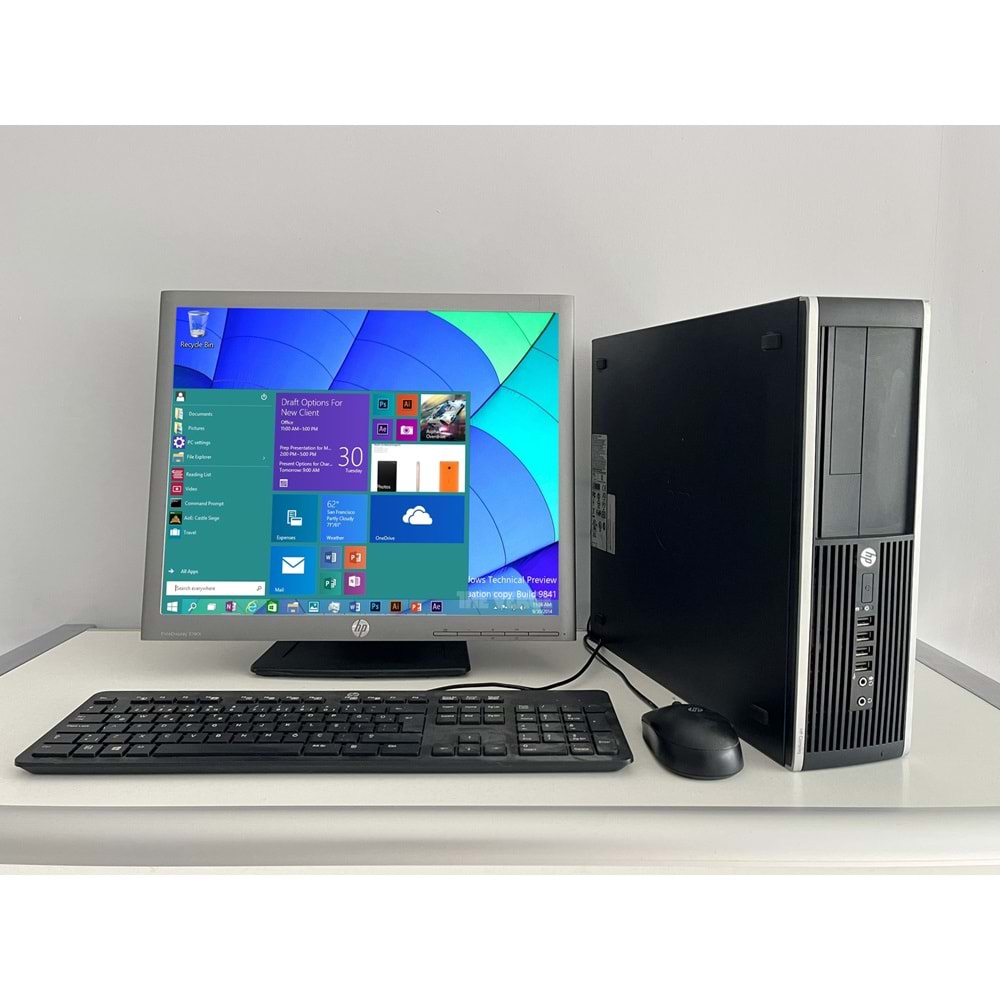 Hp Compaq Elite 8200 Big Tower i5 3470s 8Gb Ram 120Gb Ssd 19