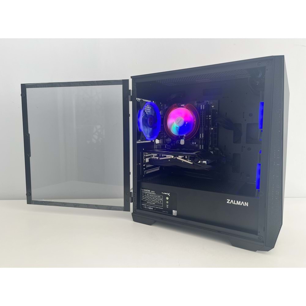 Ryzen 5 1600 İşlemci 16Gb Ddr4 Ram Rx580 8Gb Ekran Kartı 256 Gb M2 NMVe Ssd 500Gb Hdd Gaming Zalman Kasa