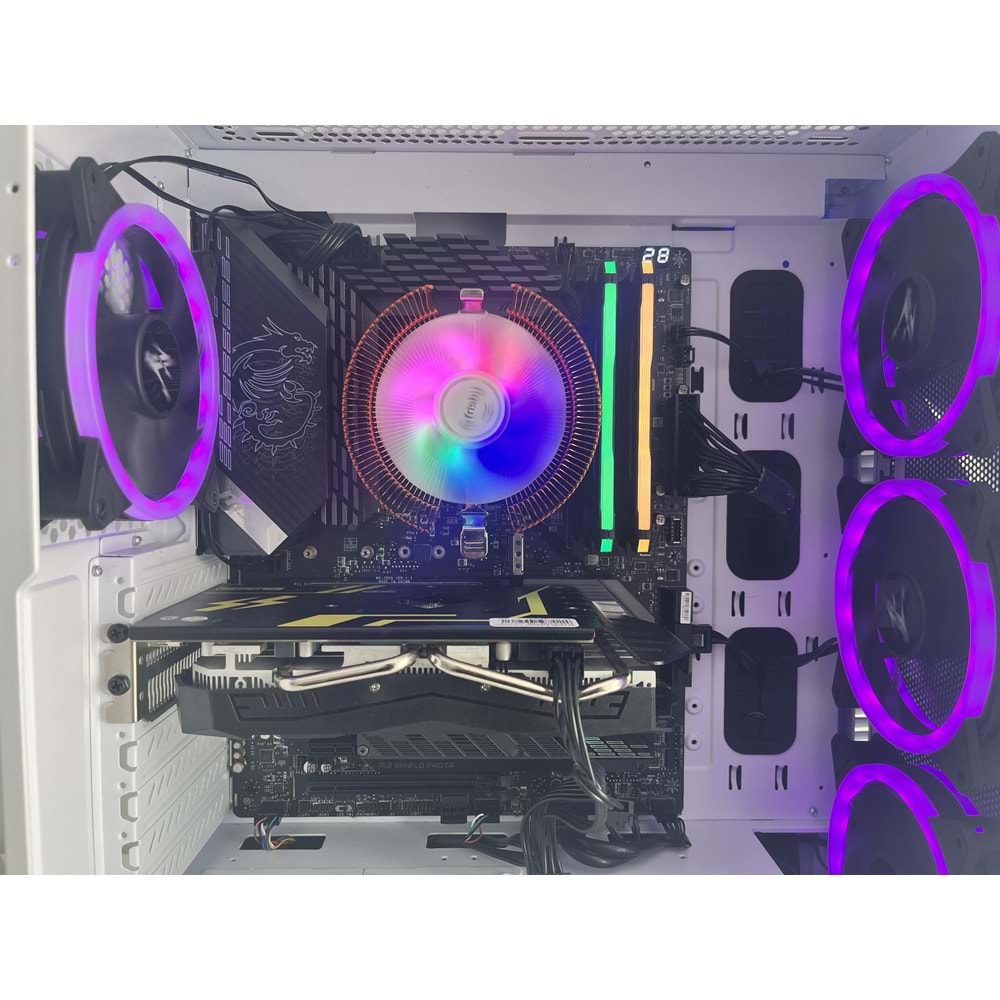 İ5-10500 İşlemci 16Gb Ddr4 Ram Rx580 Ekran Kartı 500Gb M2 Ssd 500Gb Hdd Gaming Zalman Kasa