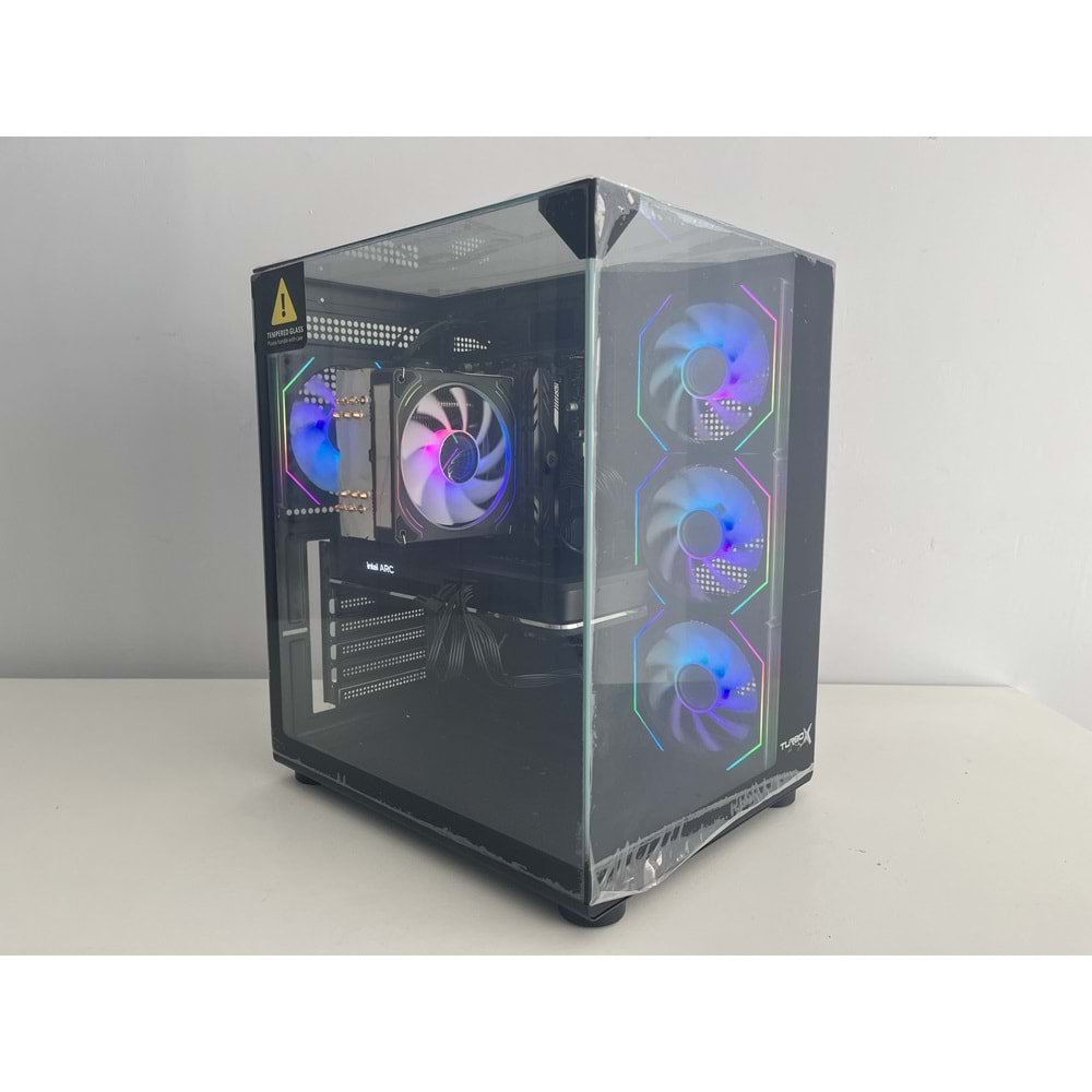 İ5-13500 İşlemci 32Gb Ram Ddr4 İntel Arc A750 Gddr6 Ekran Kartı Agi 512Gb M2 Ssd 500W PSU Gaming Turbox Kasa