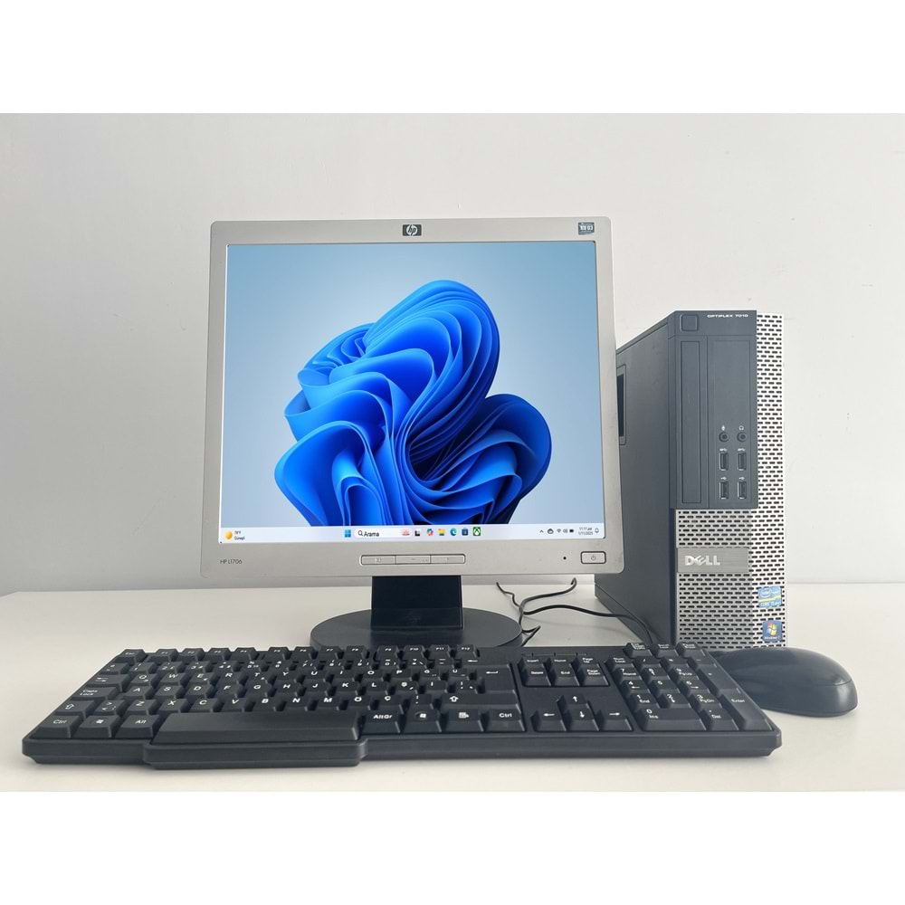 Dell OptiPlex 710 Slim / i3-2120 3.30Ghz / 8Gb Ddr3 / 120Gb SSD / 2. EL BİLGİSAYAR / HP 17