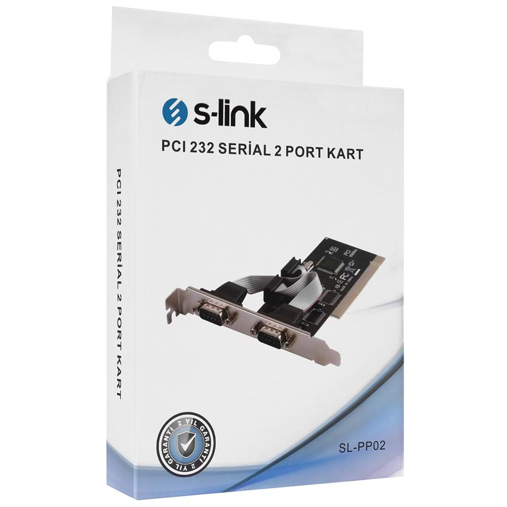 S-link SL-PP02 x PCI 232 Serial 2 Port Kart