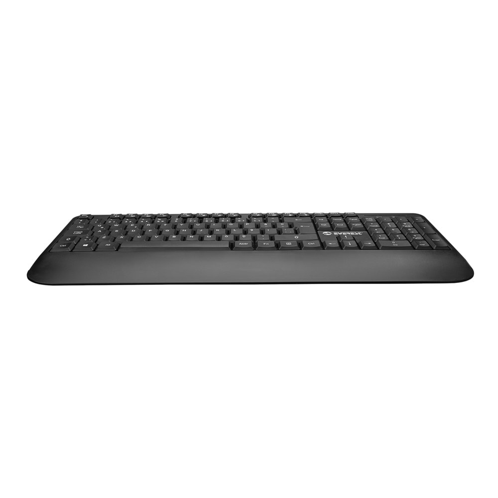 Everest KM- 6176 OFFICAL Siyah Kablosuz Combo Q Multimedia Klavye + Mouse Set
