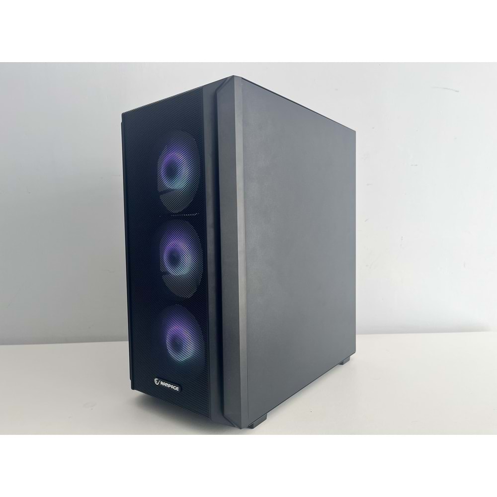 İntel İ3 12100f Turbo:4.30ghz 16Gb Ddr4 Ram 512Gb NVME Ssd AMD RX 580 DDR5 8gb 256bit E.Kartı Gigabyte H610 650W PSU RGB Gaming Bilgisayar ( 2 Yıl Garanti )