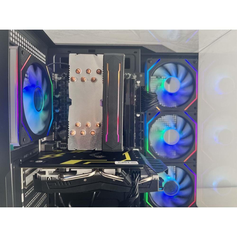 Ryzen 5 5500 16Gb Ram 512Gb M2 Ssd Rx580 Ekran Kartı Gddr5 A320 Turbox Anakart 500W Psu Rgb Gaming Kasa (2 Yıl Garanti)