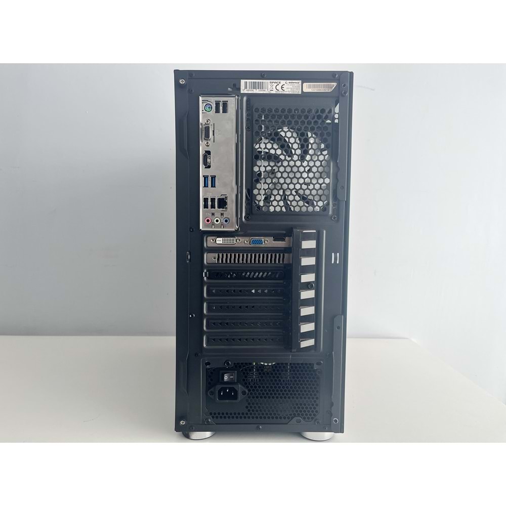 İ3 9100 Gt-740 4Gb Gddr 5 Ekran Kartı 8Gb Ddr4 Ram 512Gb Sata Ssd 300W Everst Psu Rampage Gaming Kasa