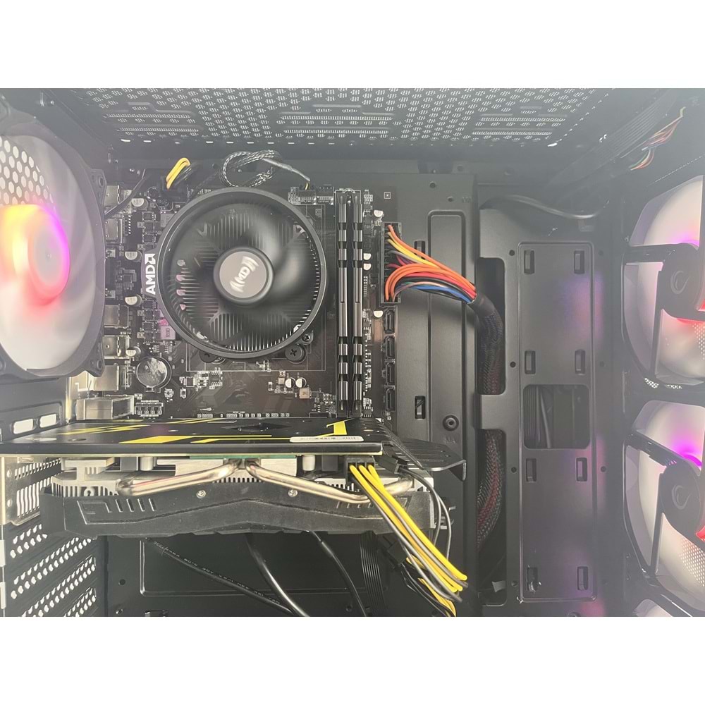 Ryzen 5 5500 32Gb Ram Rx580 Ekran Kartı Gddr5 512Gb M2 Ssd A320 Turbox Anakart 600W Psu Rgb Gaming Kasa (2 Yıl Garanti)