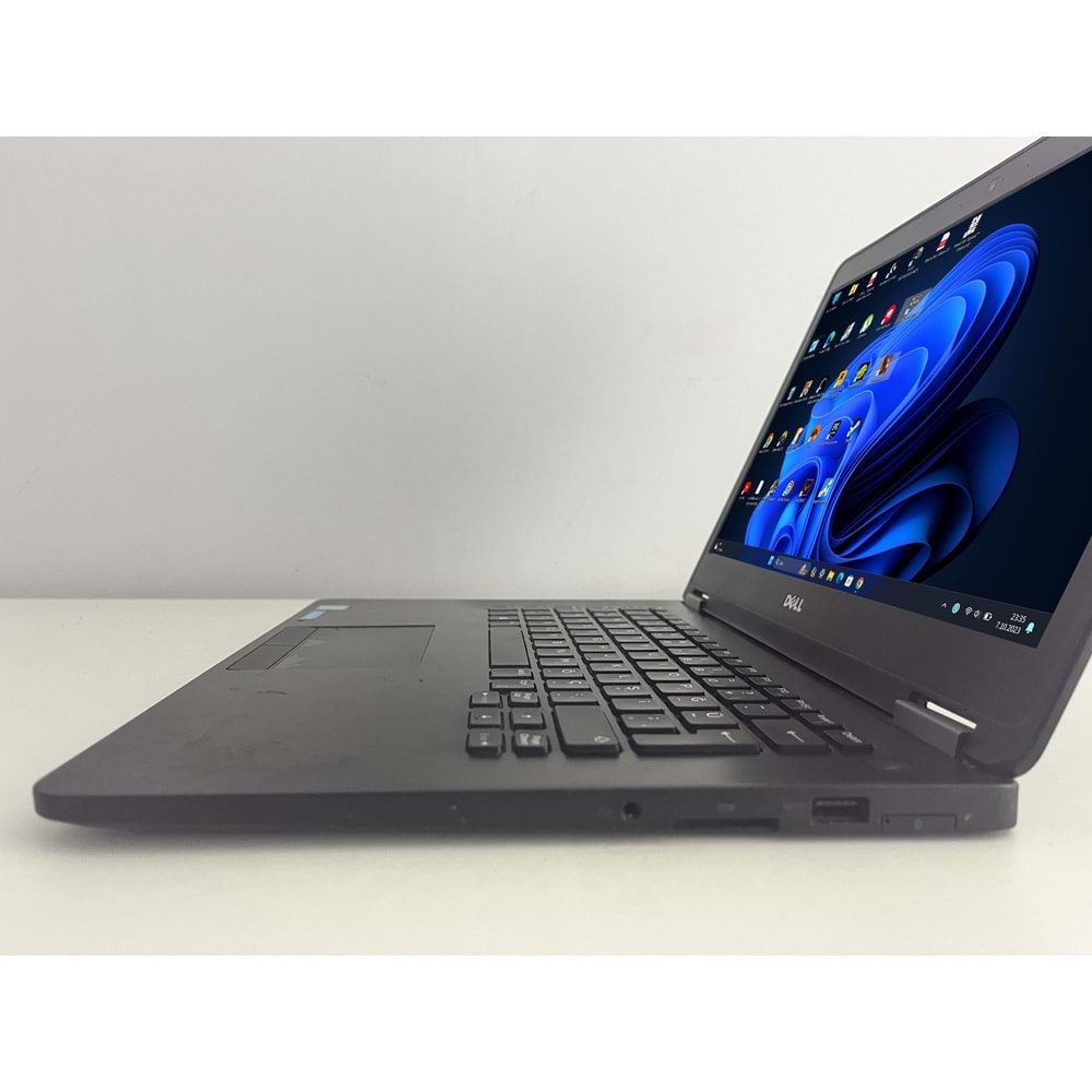Dell Latitude E7470 İ5 6300u Turbo: 3.0Ghz 8Gb Ram 256Gb Nvme Ssd 14