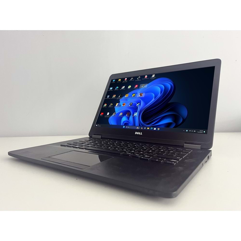 Dell Latitude E7470 İ5-6300u Turbo: 3.00Ghz 8Gb Ddr4 Ram 128Gb Nvme Ssd 14