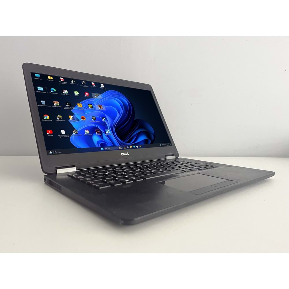 Dell Latitude E7470 İ5-6300u Turbo: 3.00Ghz 8Gb Ddr4 Ram 128Gb Nvme Ssd 14