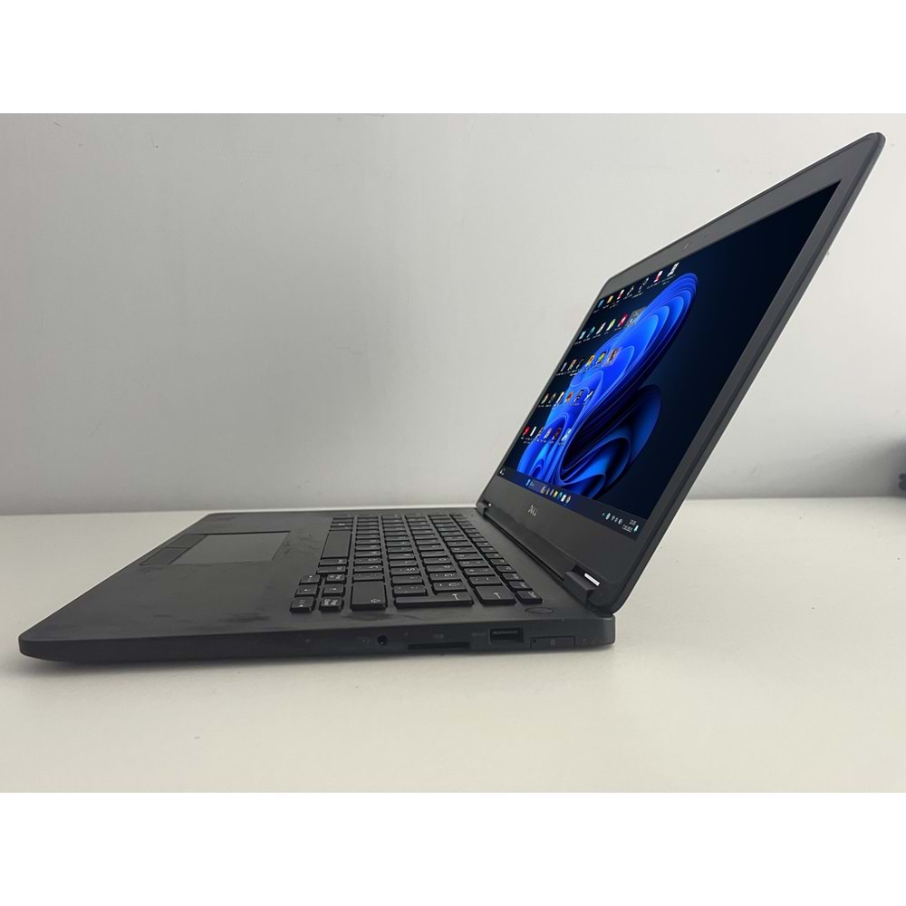 Dell Latitude E7470 İ5-6300u Turbo: 3.00Ghz 8Gb Ddr4 Ram 128Gb Nvme Ssd 14