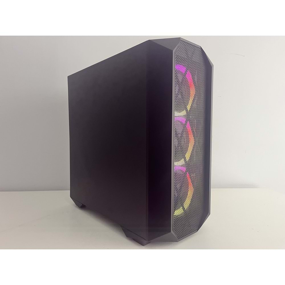 İ5-13400 Turbo: 4.60Ghz RX580 Gddr5 8Gb Ekran Kartı 16Gb Ddr4 Ram Wd Green 512Gb NVMe Ssd H610ME Anakart Rampage 650W Psu Lunatıc Gaming Kasa