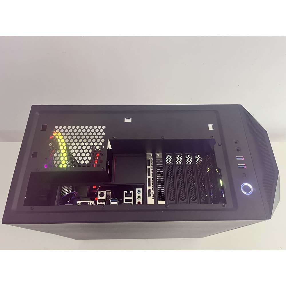 İ5-13400 Turbo: 4.60Ghz RX580 Gddr5 8Gb Ekran Kartı 16Gb Ddr4 Ram Wd Green 512Gb NVMe Ssd H610ME Anakart Rampage 650W Psu Lunatıc Gaming Kasa