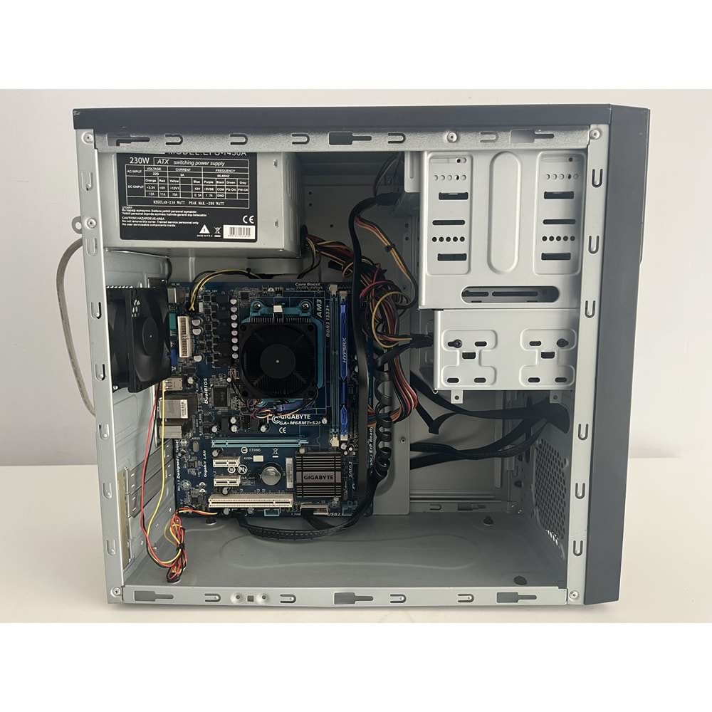 Amd Athlon II X3 455 4Gb Ddr3 Ram 250Gb Hdd Ga-M68MT-S2P Anakart 230W GPU Casper Kasa