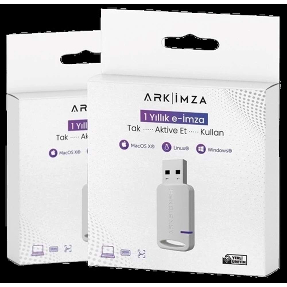 E-İmza 1 Yıllık / Usb Kolay Kullanım
