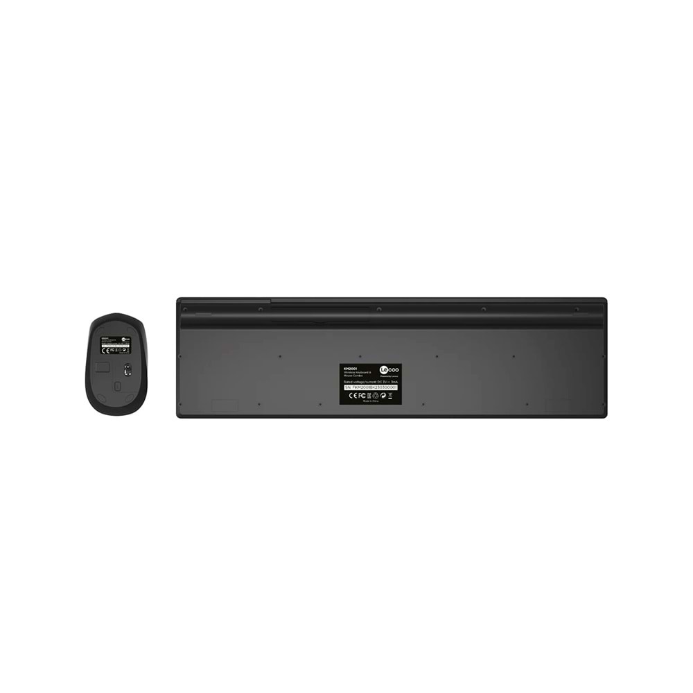 Lecoo KM2001 Kablosuz Türkçe Q Klavye & Mouse Set Siyah
