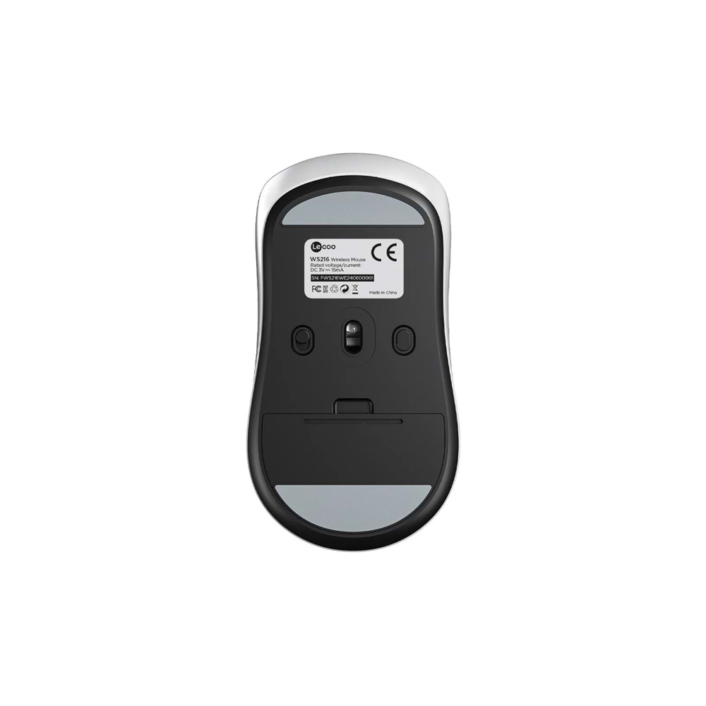 Lecoo WS216 Kablosuz 1600DPI 7 Tuşlu Optik Mouse Beyaz