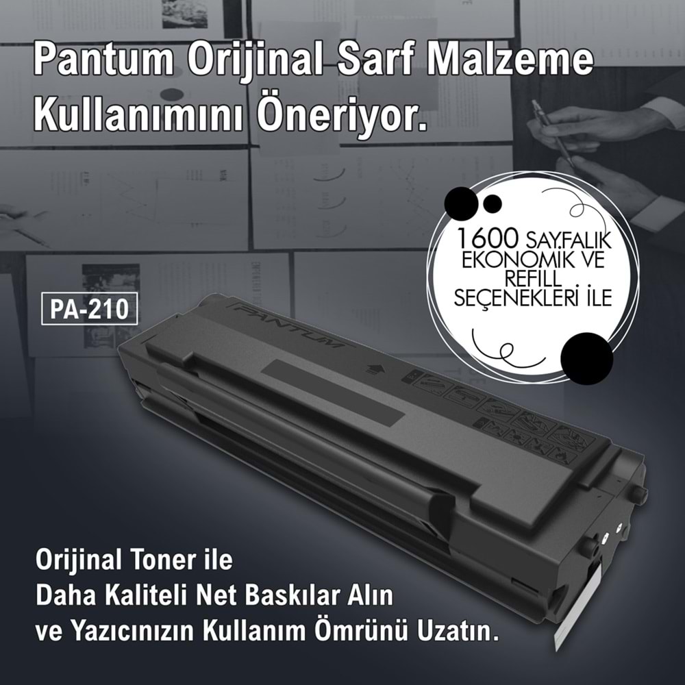Pantum P2500W Wİ-Fİ Lazer Yazıcı