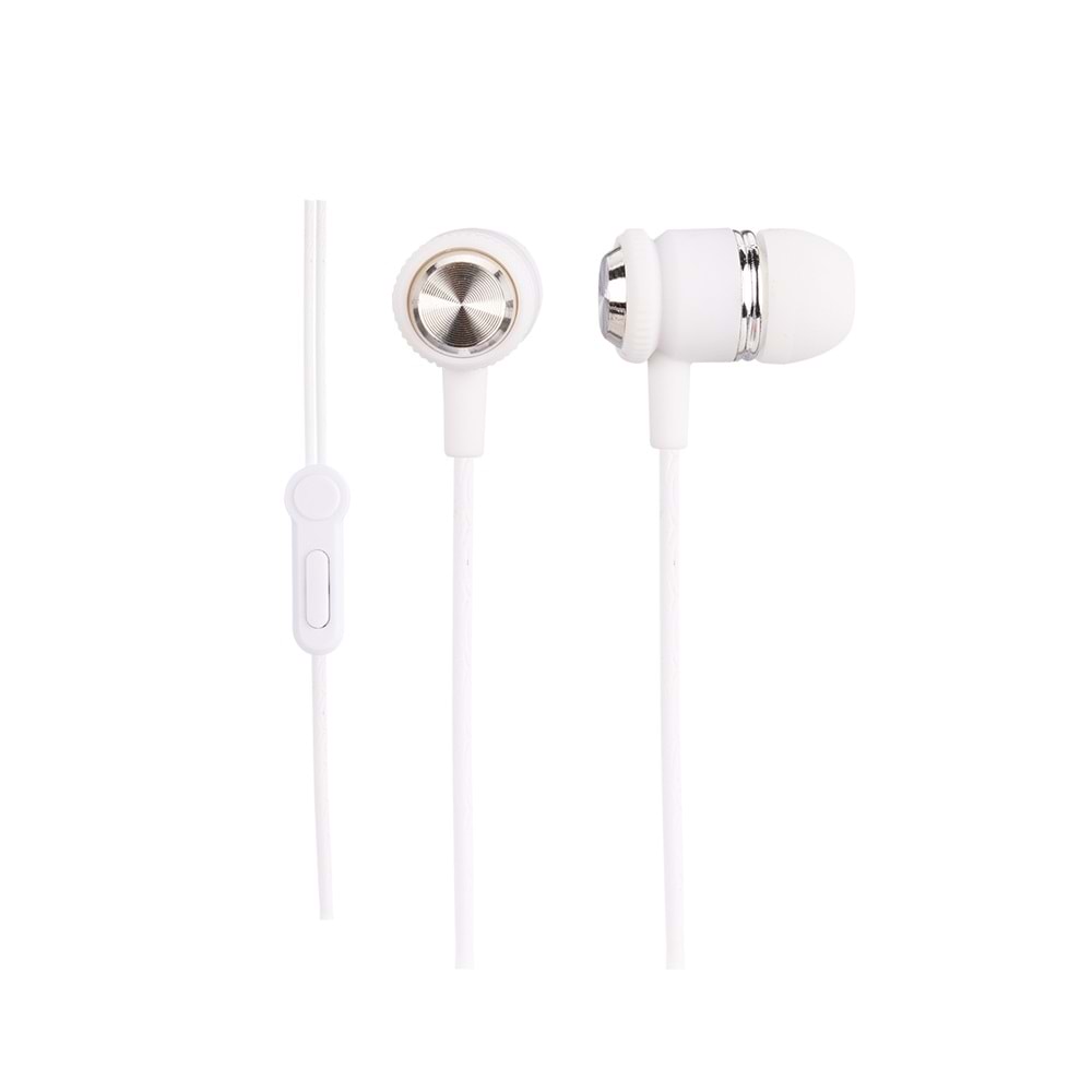 Hytech HY-XK24 20li Set 8*Beyaz 6*Siyah 3*Mavi 3*Kırmızı Kulak İçi Mikrofonlu Kulaklık