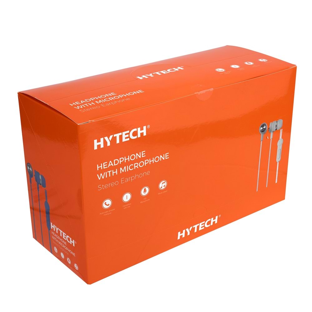 Hytech HY-XK24 20li Set 8*Beyaz 6*Siyah 3*Mavi 3*Kırmızı Kulak İçi Mikrofonlu Kulaklık