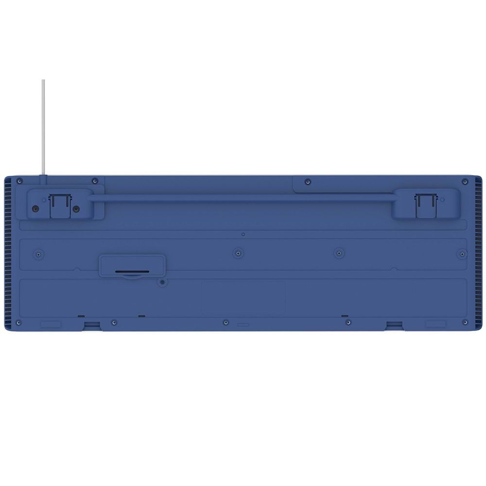 Everest KB-74 Beyaz/Mavi USB Rainbow Aydınlatmalı Q Membrane