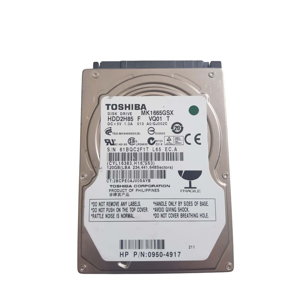 Toshiba 120gb 2.5