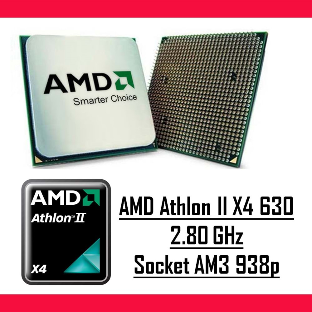 AMD Athlon II X4 630 2.80GHz Socket AM3 938p