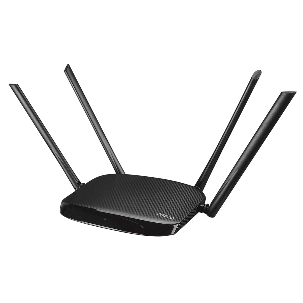 Everest EWR-AC5-V3 AC1200Mbps DualBand 4*6dBi Anten WISP+AP+Repeater Destek