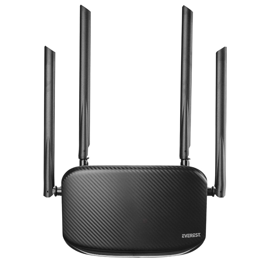 Everest EWR-AC5-V3 AC1200Mbps DualBand 4*6dBi Anten WISP+AP+Repeater Destek