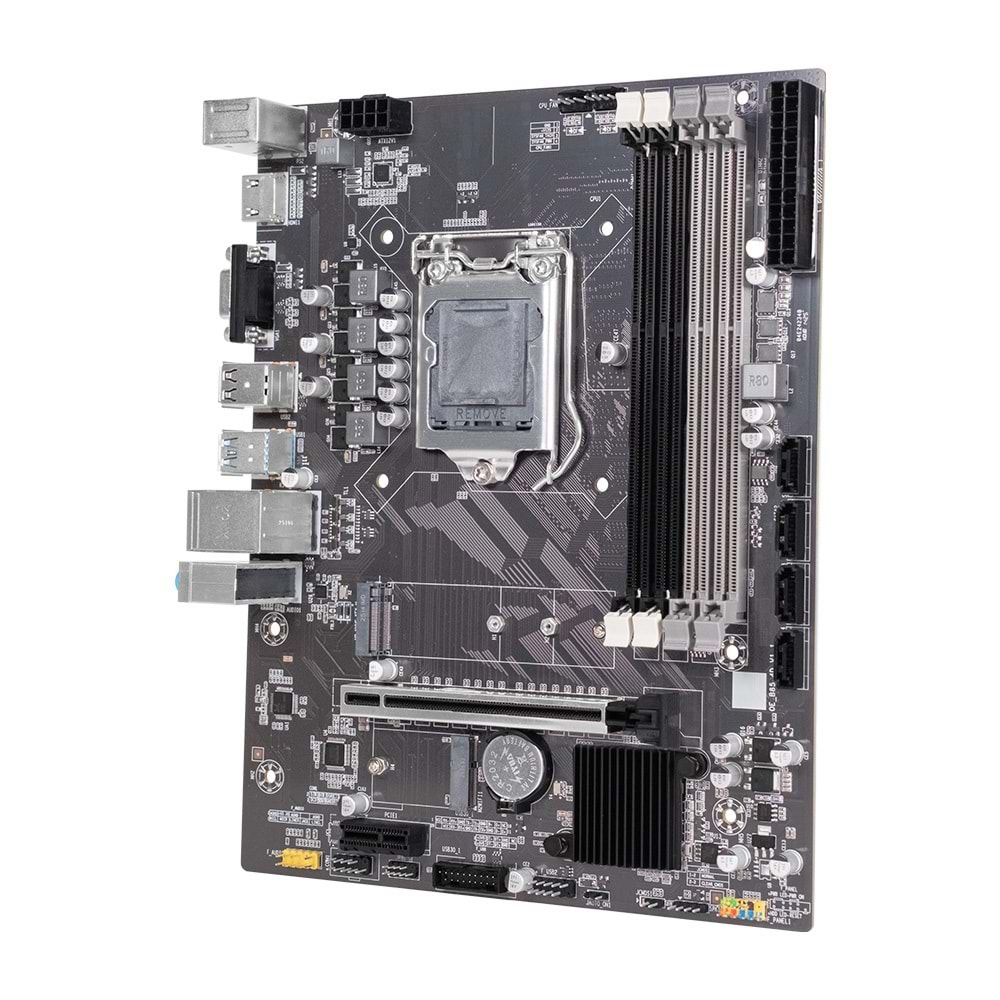 Turbox WorkTeam B85(H81) Sata M2 DDR3 1600MHz Usb 3.0 Vga Hdmi Ses Lan 1150P 4.Gen Anakart