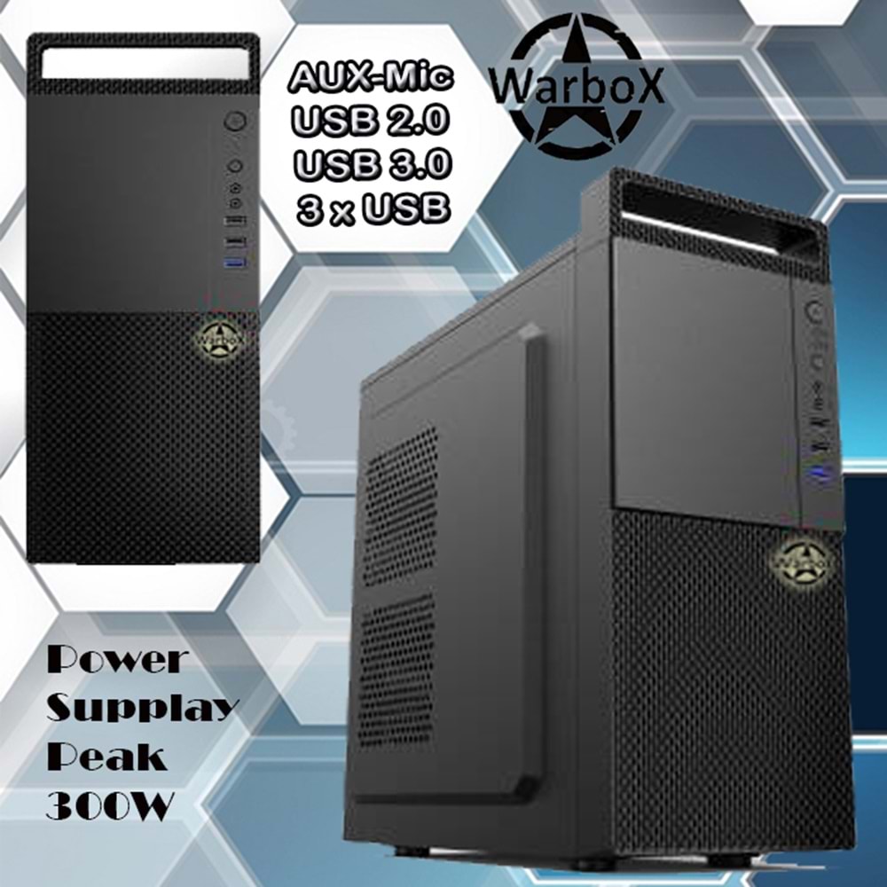 WarboX Zilant Intel® Core-i5 3470 Turbo:3.60ghz 16gb Ram 512gb Ssd 500gb Hdd 19